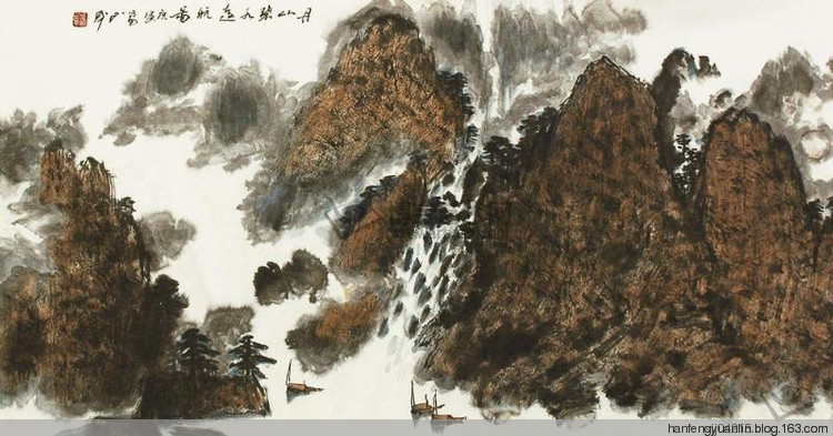 雷正民国画山水作品（一）