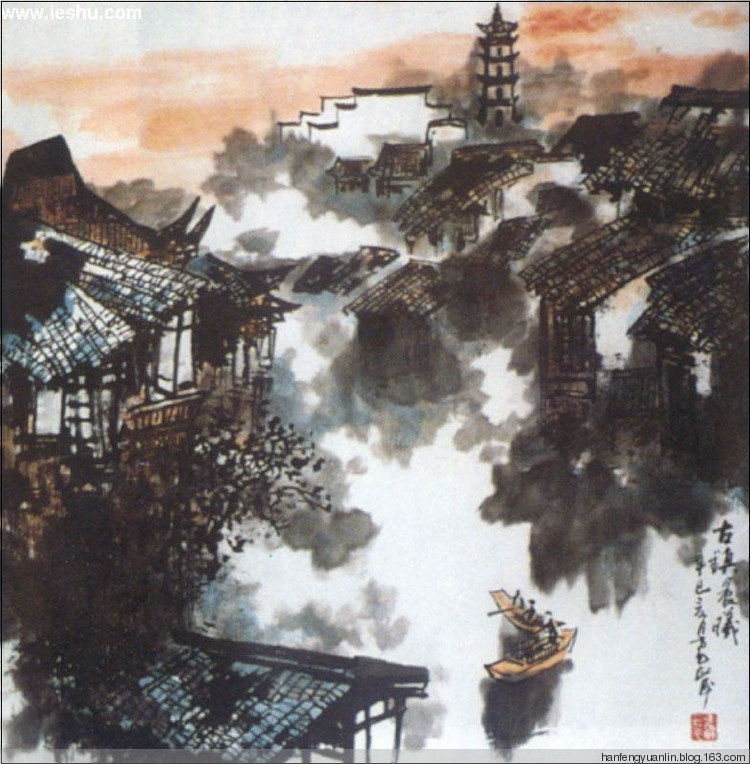 雷正民国画山水作品（一）