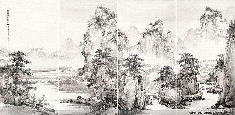 苏小松国画山水作品（二）