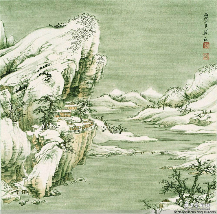苏小松国画山水作品（一）