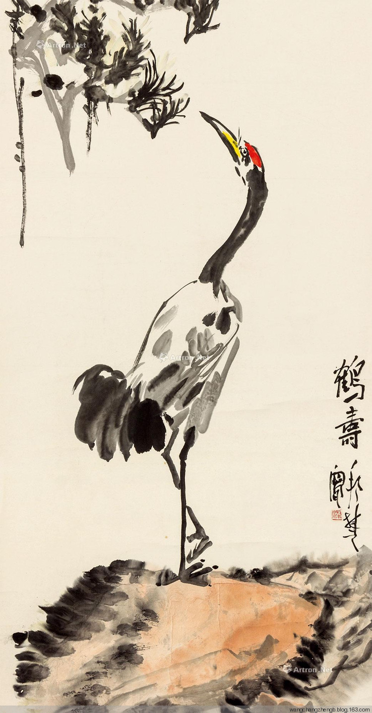 梁邦楚国画花鸟作品