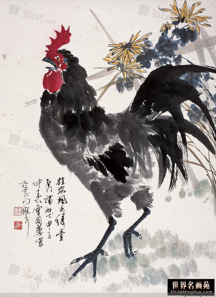 曹简楼国画花卉作品（一）