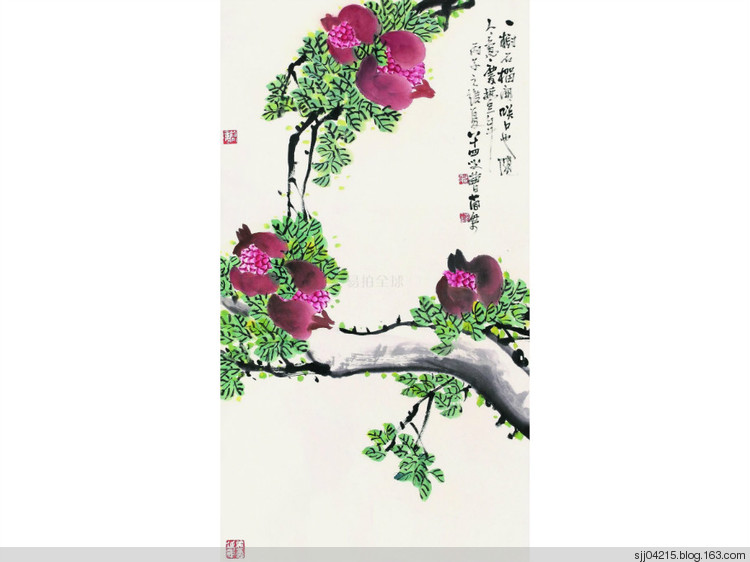 曹简楼国画花卉作品（一）