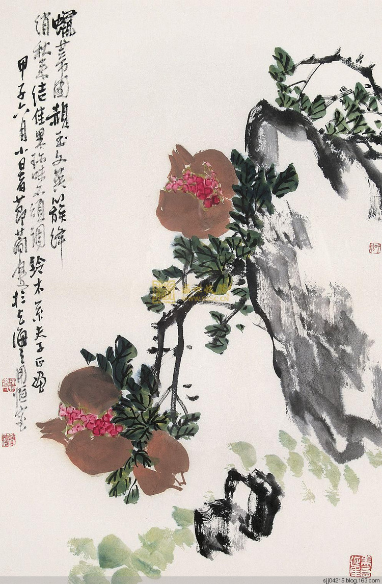 曹简楼国画花卉作品（一）