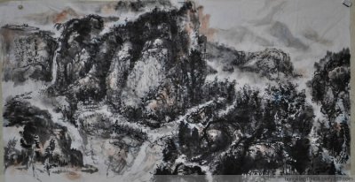 李允生国画山水作品