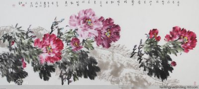 刘巨波国画花鸟作品