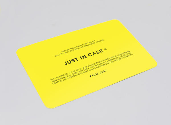 JUST IN CASE—MENOSUNOCEROUNO品牌包装设计