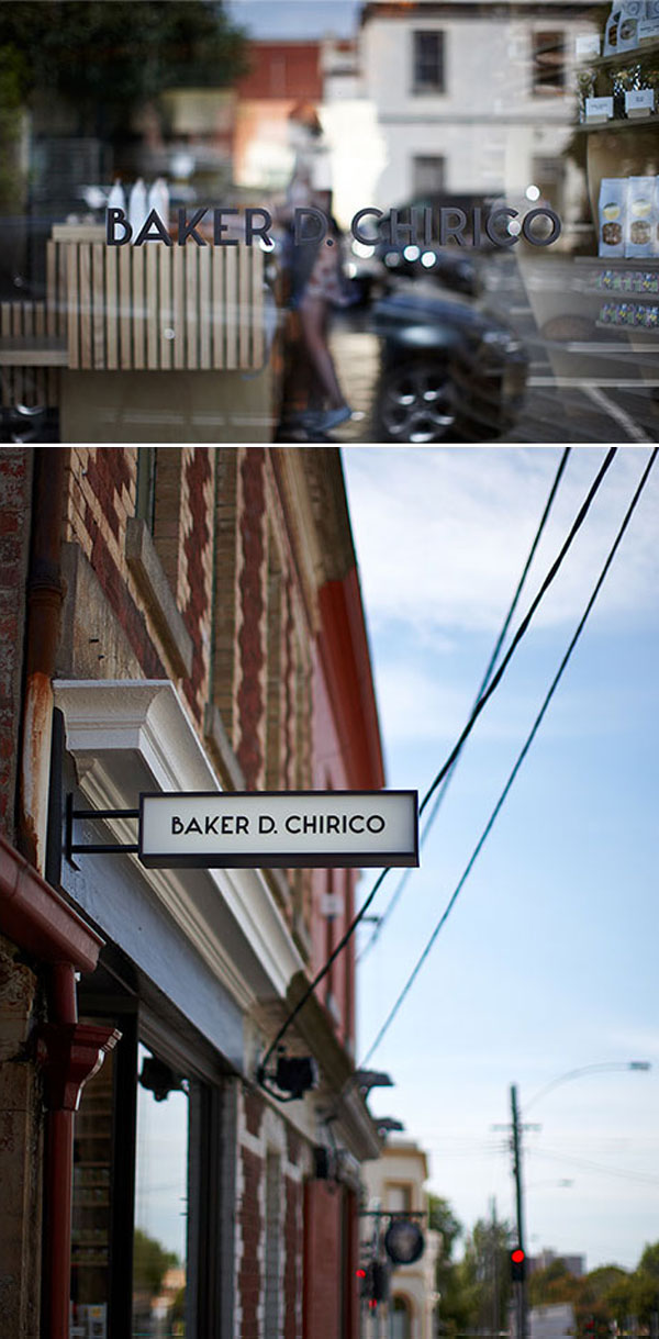 Baker D. Chirico面包店品牌形象设计