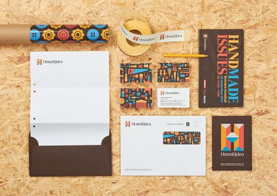 瑞典手工艺社团Hemsl&#246;jden品牌形象VI设计作品