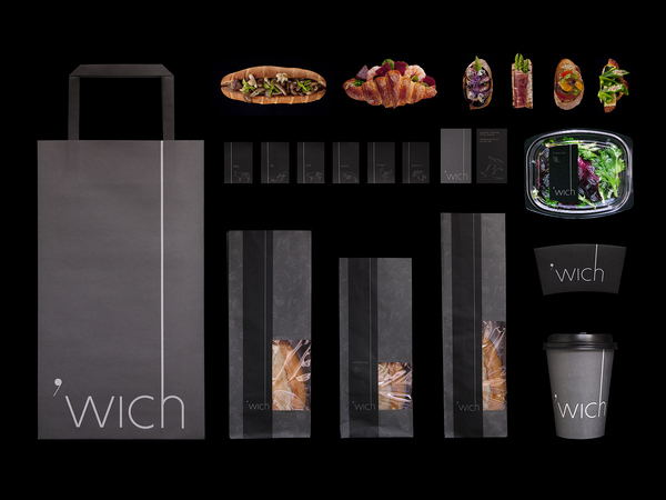 香港'wich三明治餐厅品牌形象设计