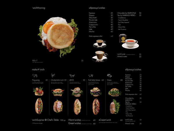 香港'wich三明治餐厅品牌形象设计