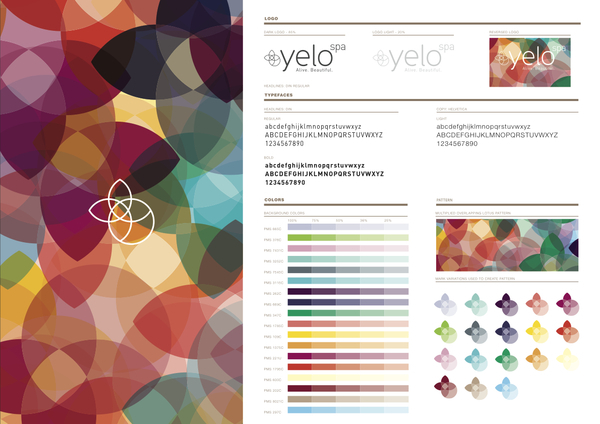 品牌设计欣赏《yelo spa》