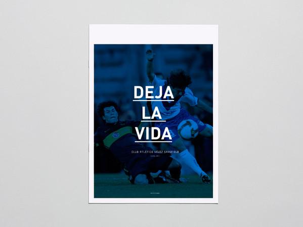 蓝色调的Velez Sarsfield Athletic Club 品牌形象VI设计欣赏