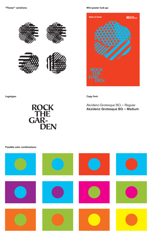 Rock the Garden 2024图形识别VI设计作品