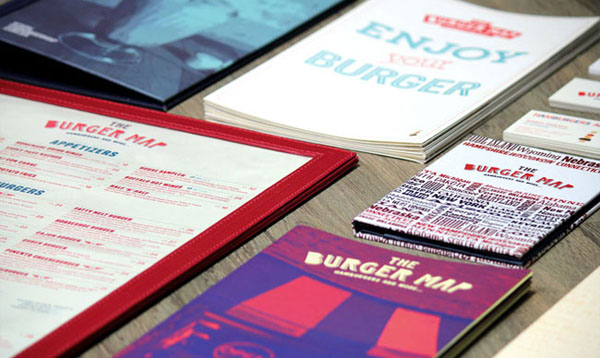 The Burger Map品牌VI平面设计