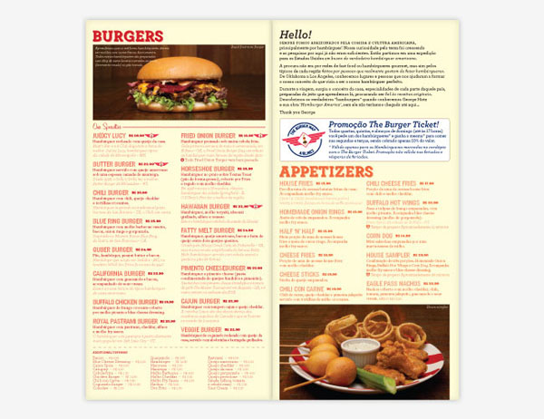The Burger Map品牌VI平面设计