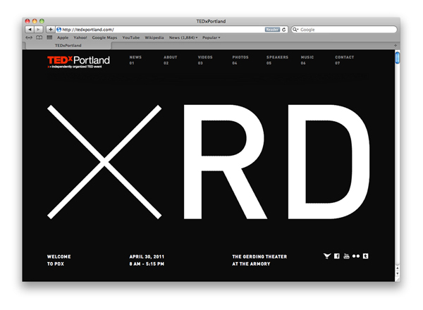 TEDxPortland品牌VI平面设计作品