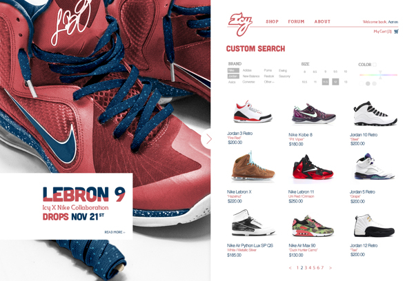 Icy Sneaker Boutique 运动鞋品牌VI设计