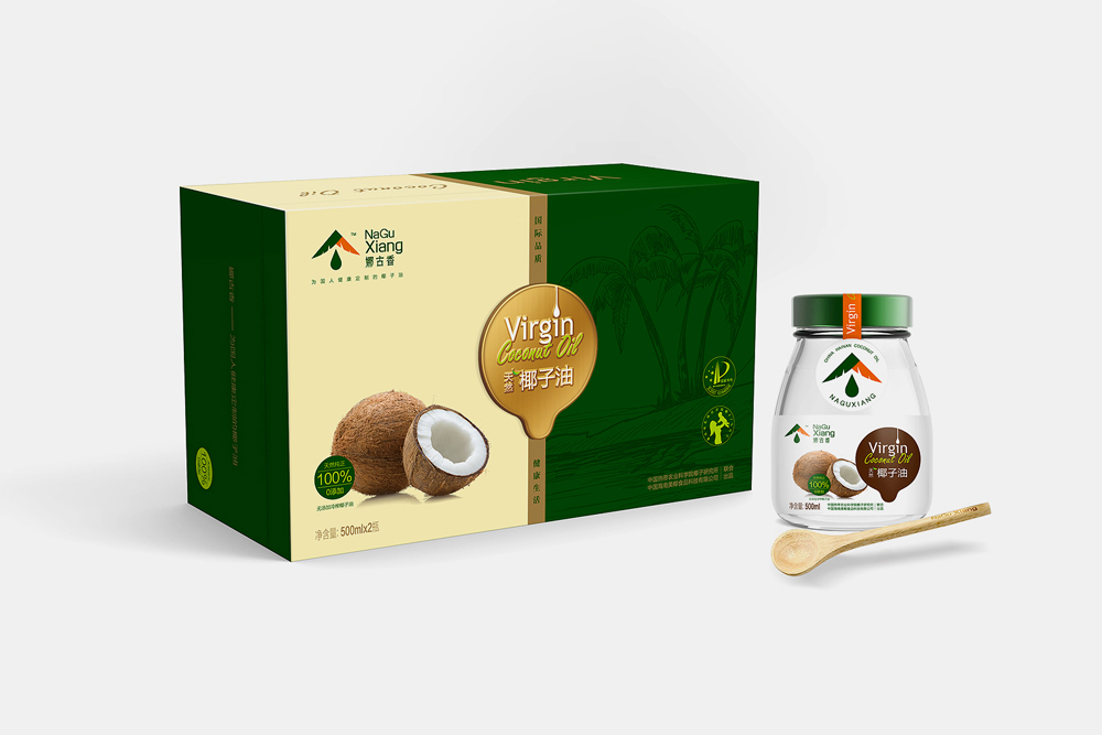 娜古香椰子油品牌设计
