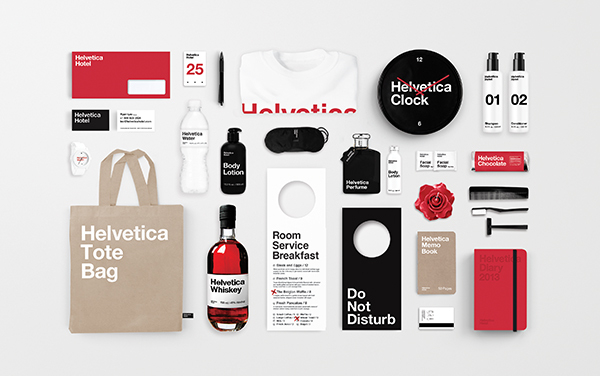 Helvetica 酒店视觉形象VI设计作品