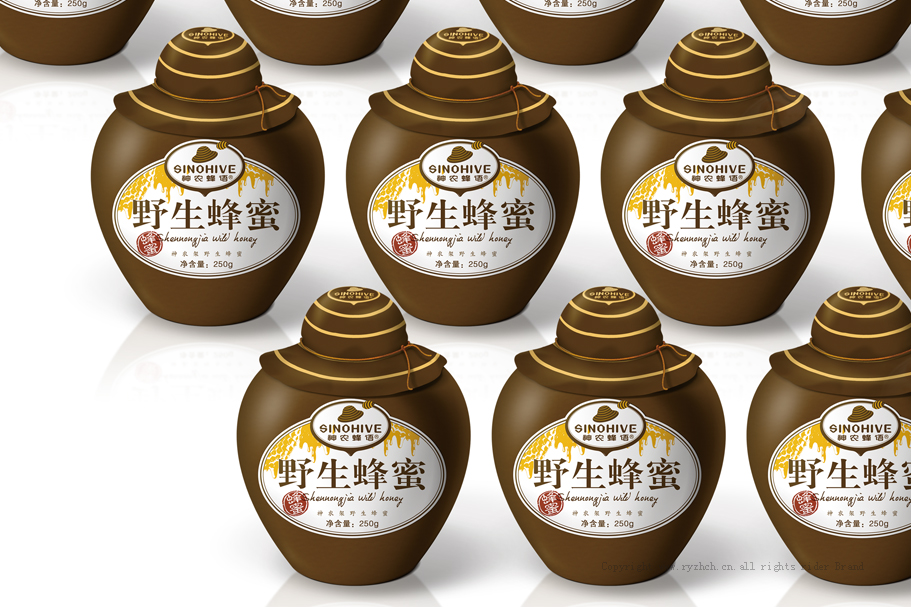 神农蜂语品牌设计