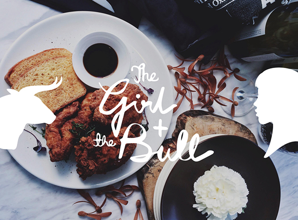面包咖啡店The Girl + The Bull品牌形象设计学习