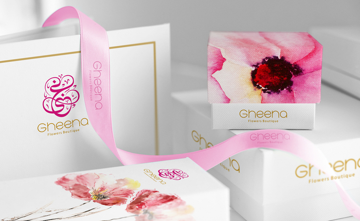 Gheena 花店VI设计
