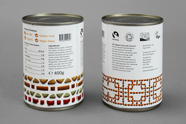 Geo Organics 有机食品品牌包装VI设计欣赏