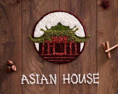 Asian House  餐厅菜单及视觉VI设计