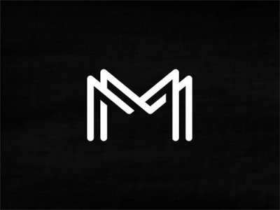 重叠风格logo设计