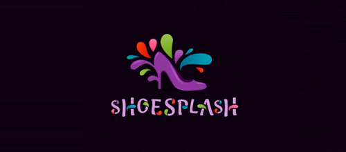 以鞋子为元素的Logo设计