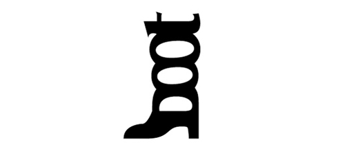 以鞋子为元素的Logo设计