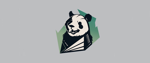 熊猫元素logo设计