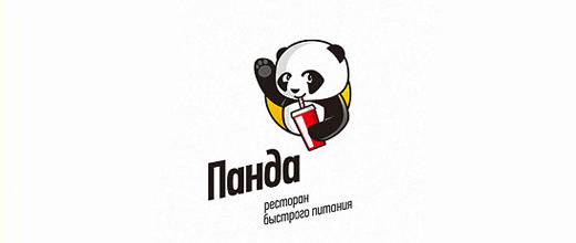 熊猫元素logo设计