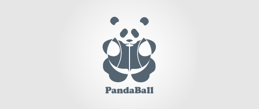 熊猫元素logo设计