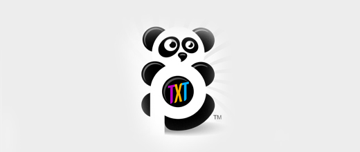 熊猫元素logo设计