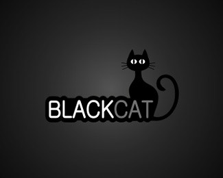 以猫为元素的logo设计