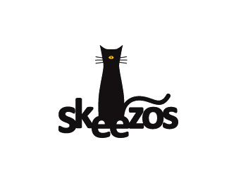 以猫为元素的logo设计