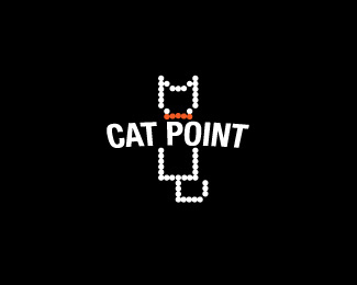 以猫为元素的logo设计
