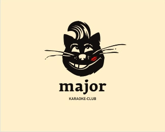 以猫为元素的logo设计