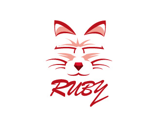 以猫为元素的logo设计