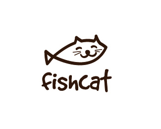 以猫为元素的logo设计
