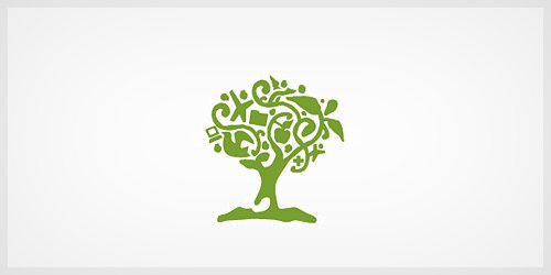 树元素logo设计