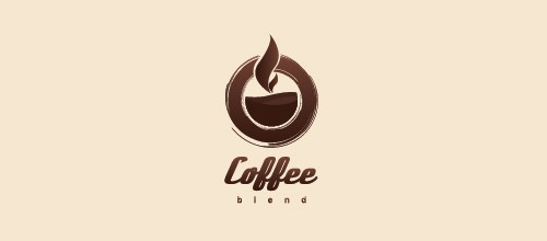 咖啡元素logo设计二