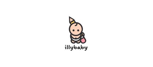 婴儿元素logo设计