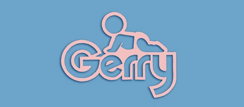 婴儿元素logo设计