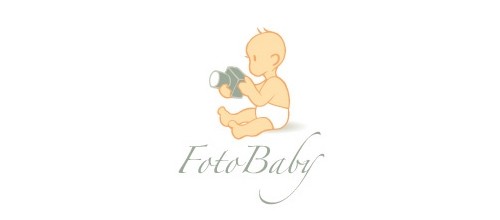 婴儿元素logo设计