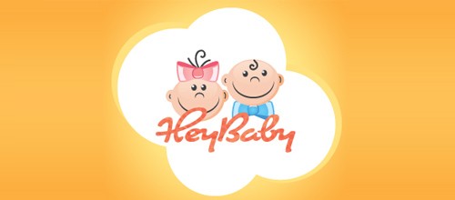 婴儿元素logo设计