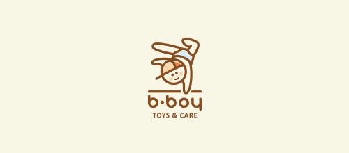 婴儿元素logo设计