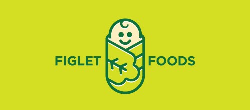 婴儿元素logo设计